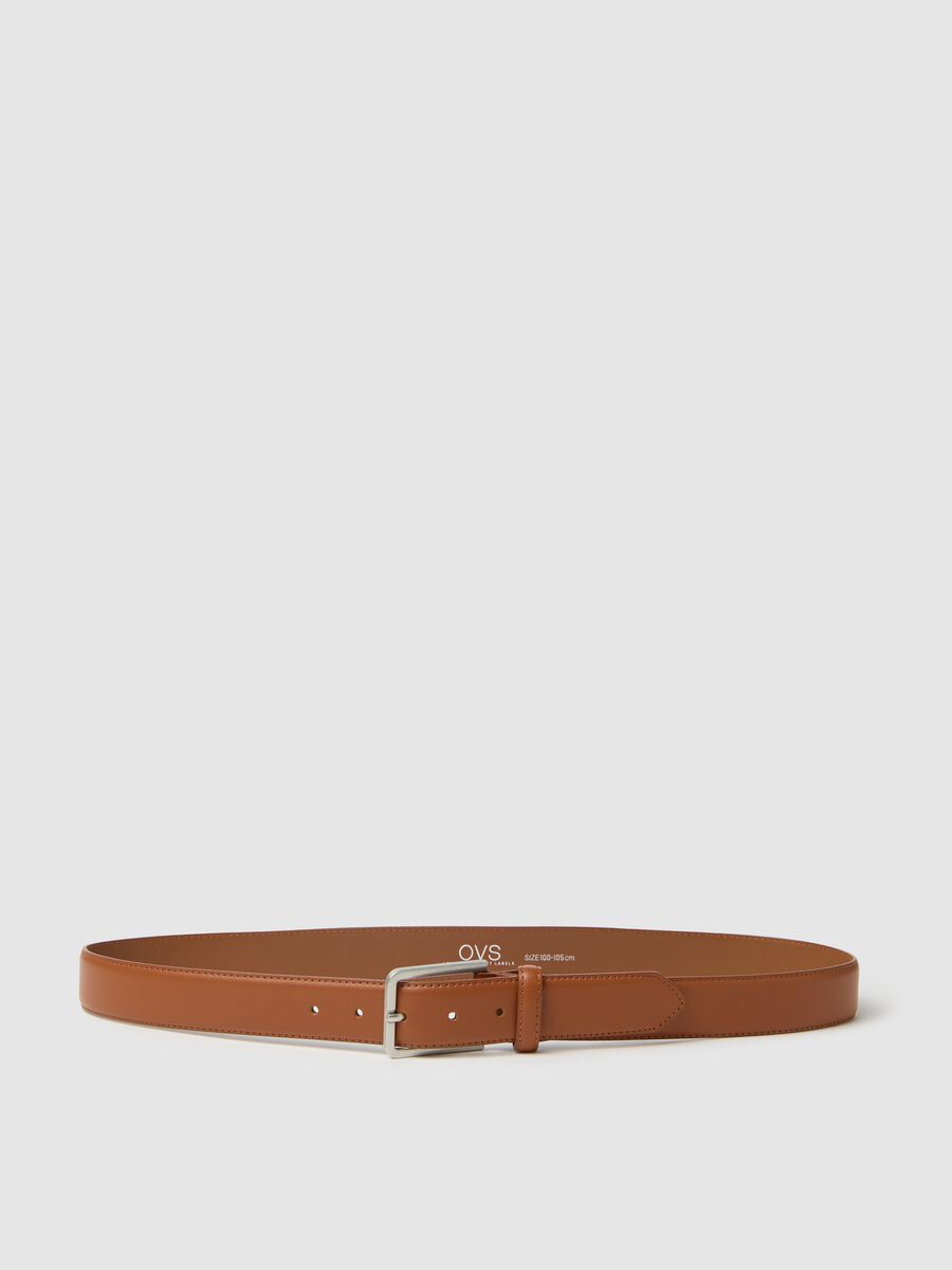 Smooth leather belt_0