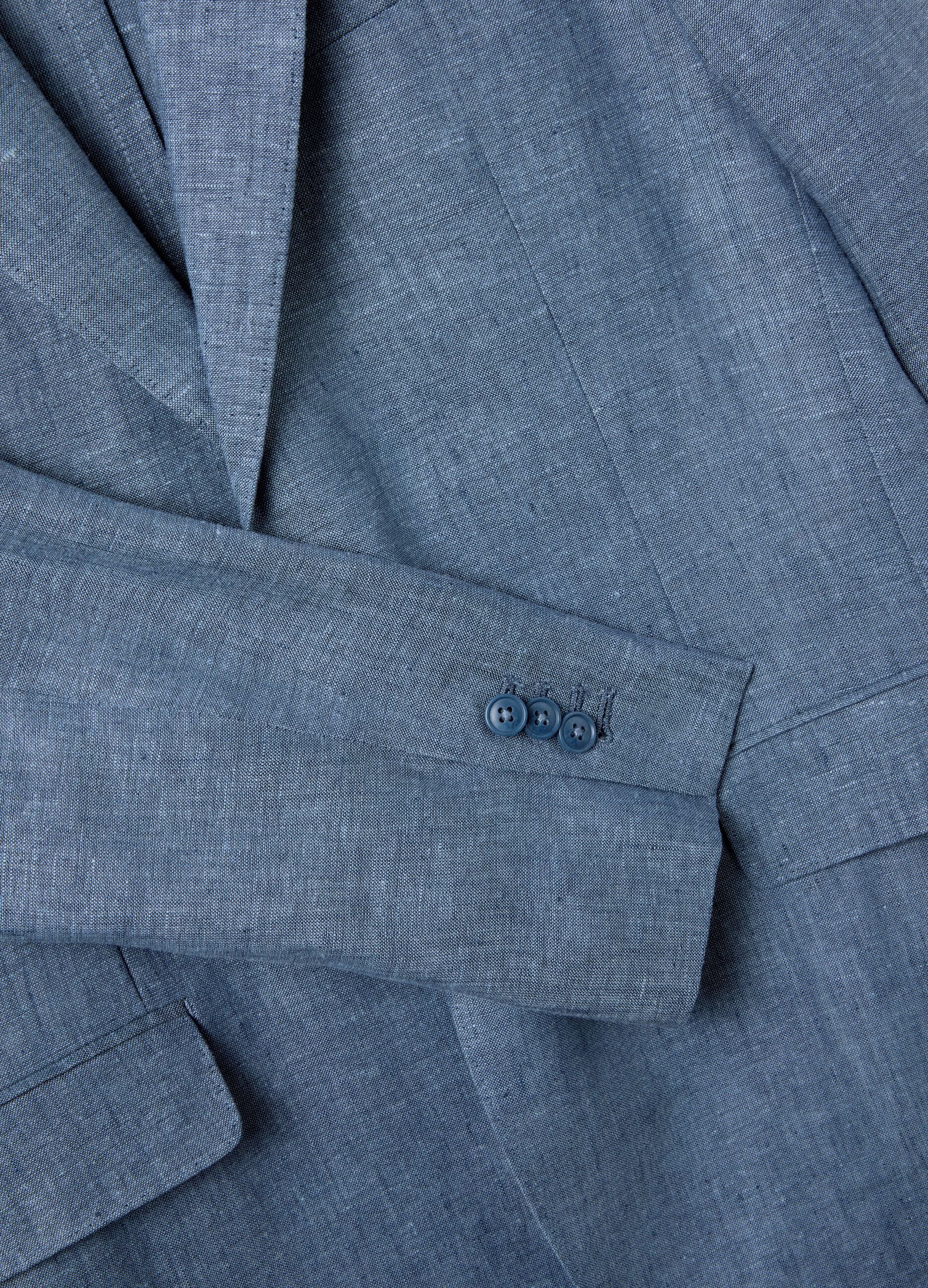 Blazer monopetto in lino