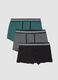 Three-pack of multicolour boxers in stretch organic cotton jersey_0