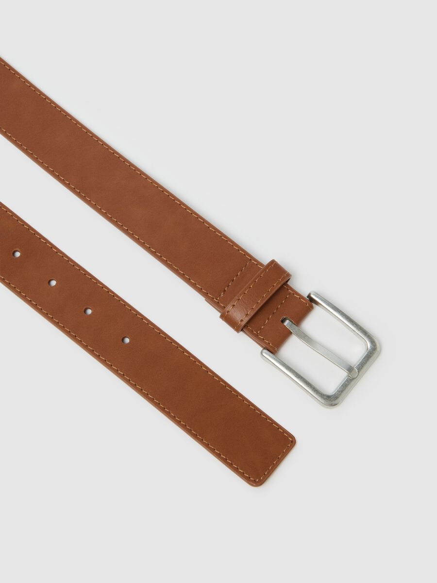 Brown Genuine Leather Belt_1