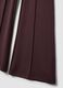 Pantaloni viola flare in modal elasticizzato_6