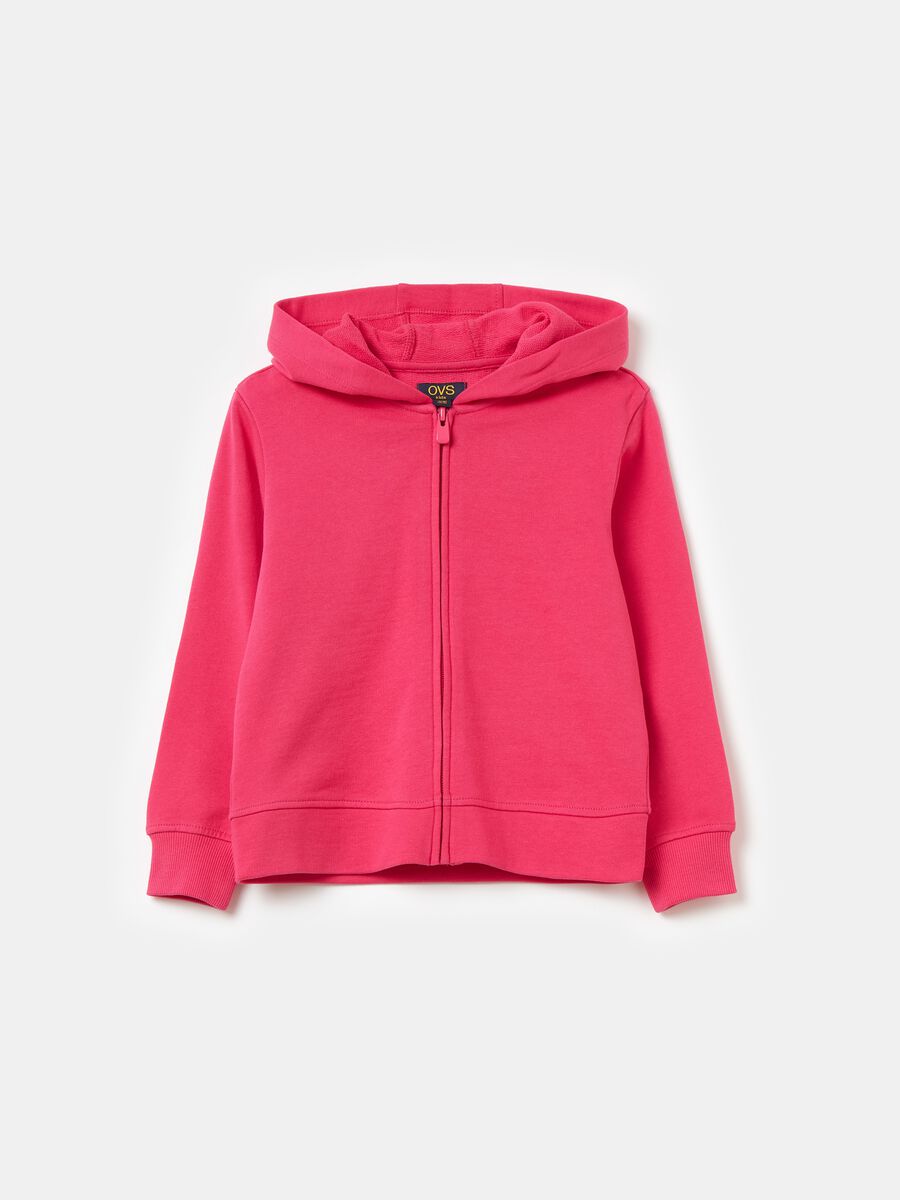 French terry full-zip hoodie_0