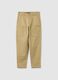 Boys' Beige Stretch Cotton Trousers - Relaxed Fit_3