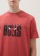 Red pure cotton regular fit T-shirt with Chicago Bulls print_3