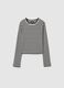 Long-sleeved T-shirt with striped pattern_3