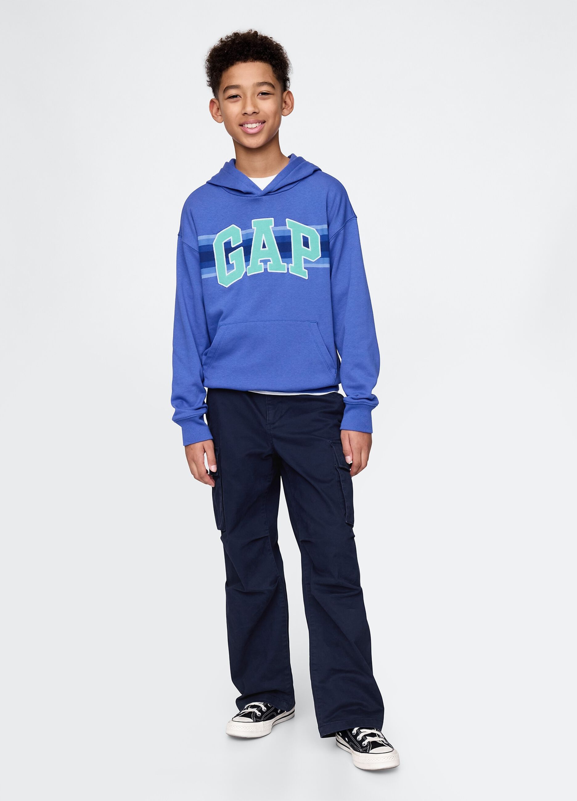 Blue Hoodie with GAP Logo