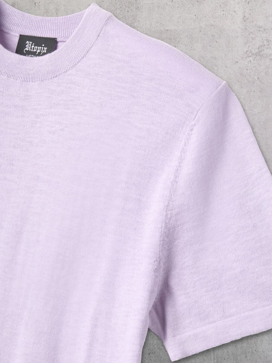 Knit T-shirt Pastel Lilac_6
