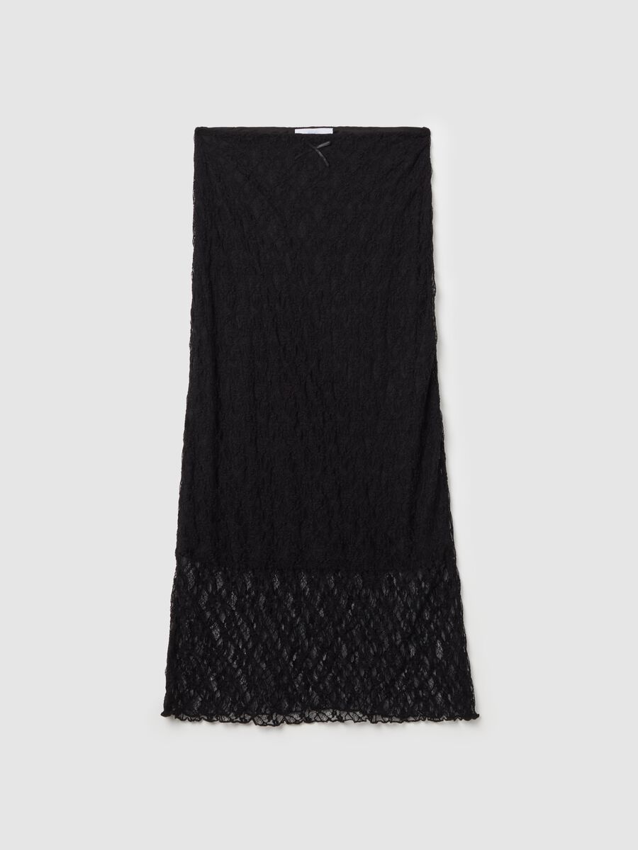 Long skirt in lace_4