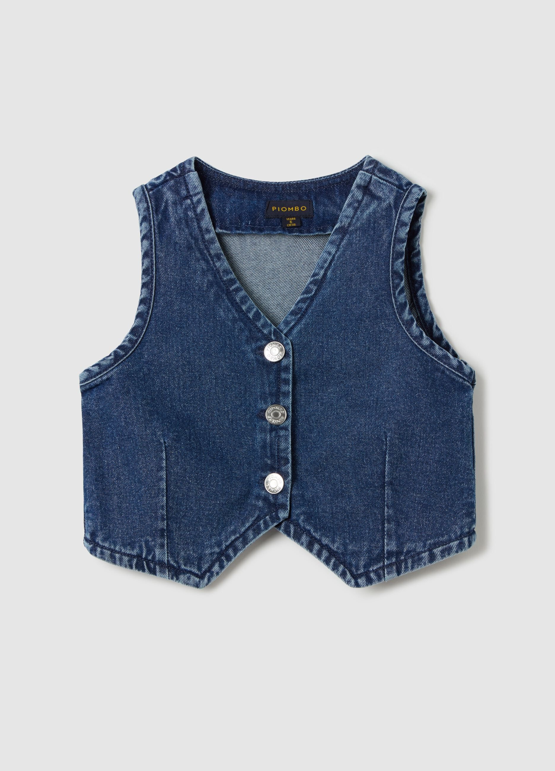 Gilet in denim 