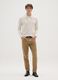 Beige pure cotton polo regular fit_1