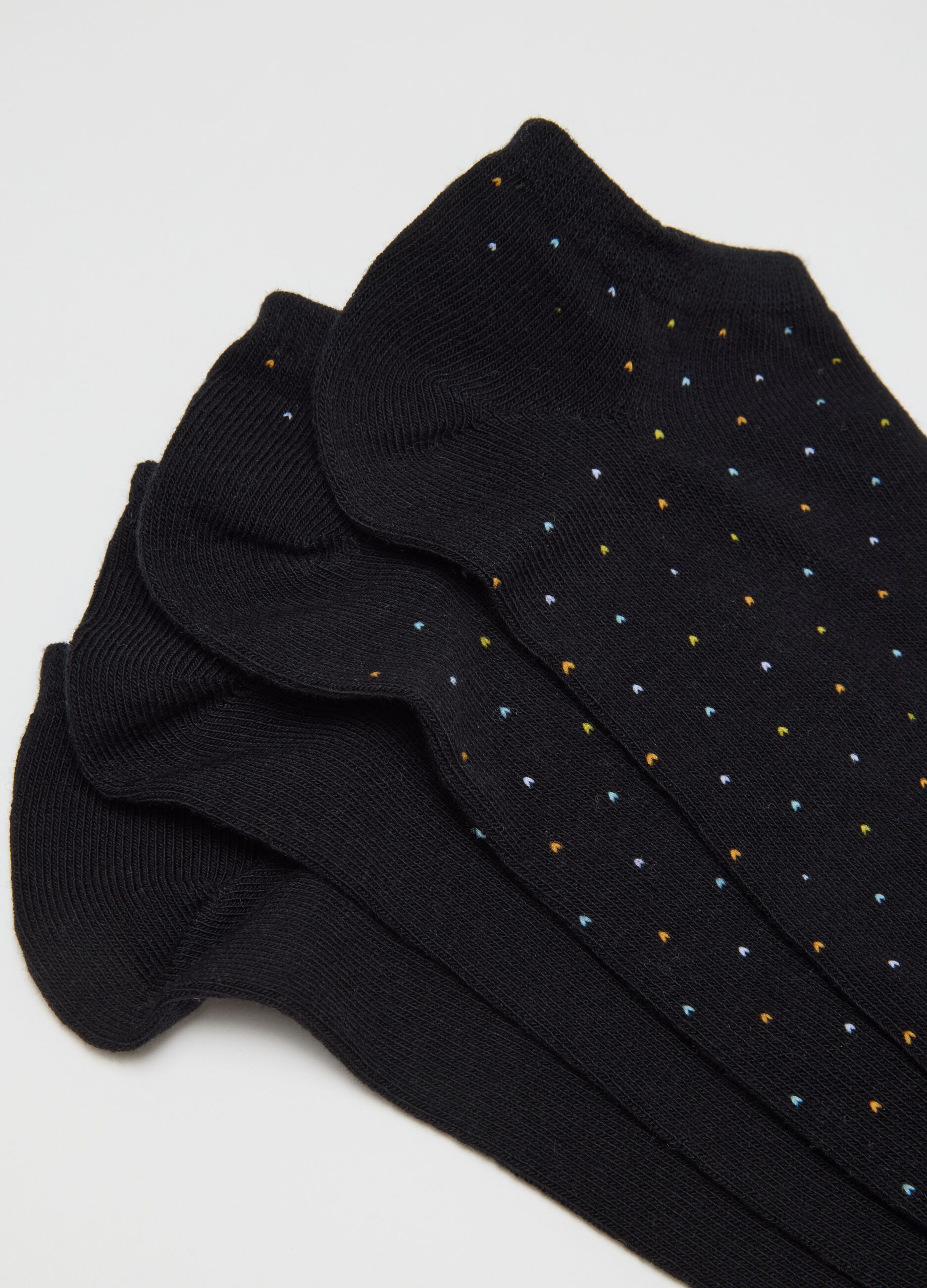 Multipack Set of Multicolour Cotton Blend Socks
