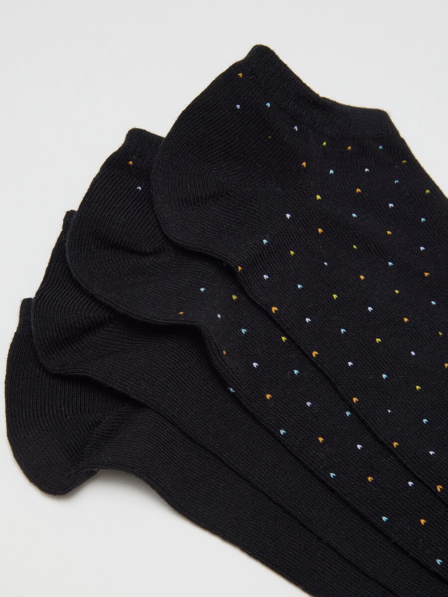 Multipack Set of Multicolour Cotton Blend Socks_2