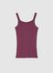 Purple pure cotton vest regular fit_4