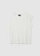Women's white pure cotton top_4