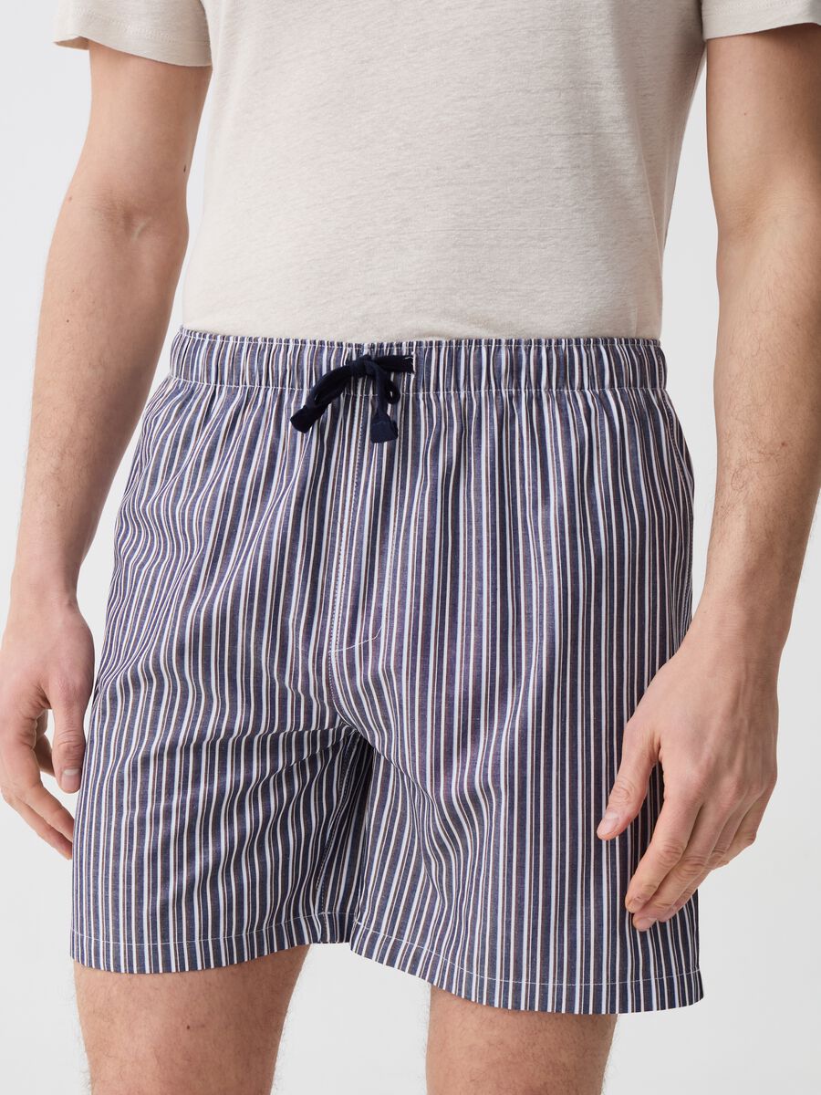 Shorts pigiama con coulisse fantasia_1