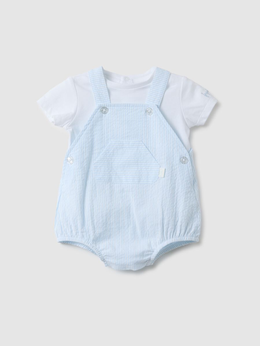 Completo da neonato in puro cotone multicolor_0