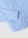 Light blue pure cotton Oxford shirt with French collar, slim fit_2