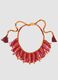 Multicolour beaded necklace with tassels_0