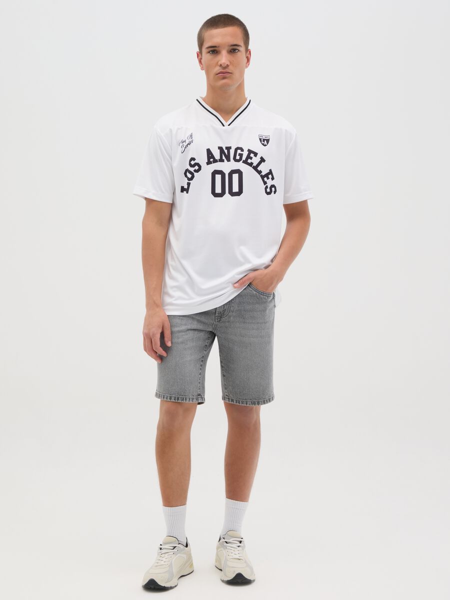 Men's white regular fit T-shirt_1