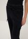 Pantaloni in puro cotone nero relaxed fit per ragazze_2