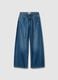 Wide Leg Pure Cotton Blue Jeans_4