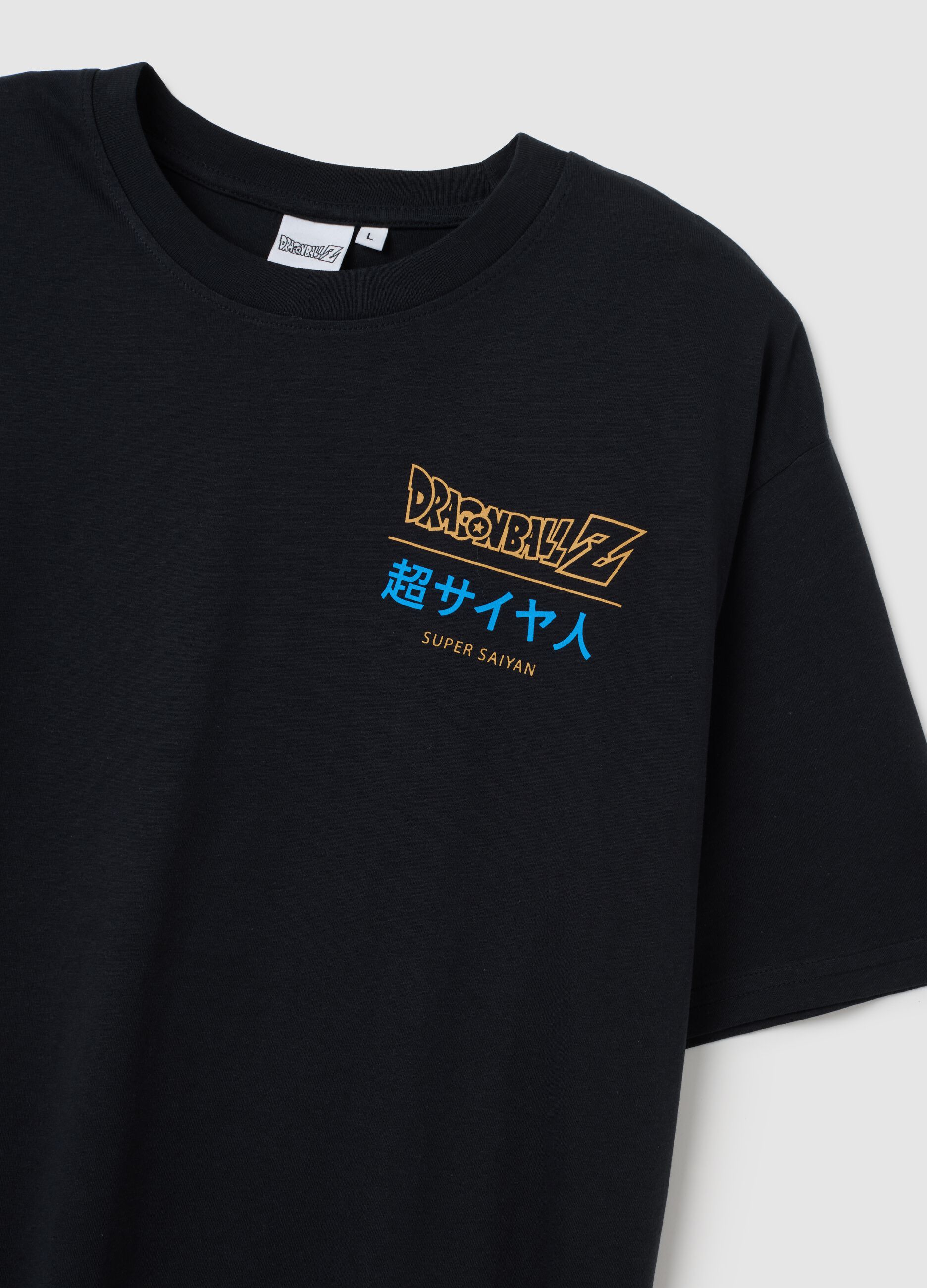 Black pure cotton regular fit t-shirt
