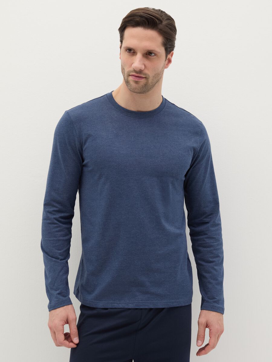 Long pyjamas with top with round neck_1