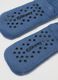 Blue Non-Slip Socks with Stitch Print_2