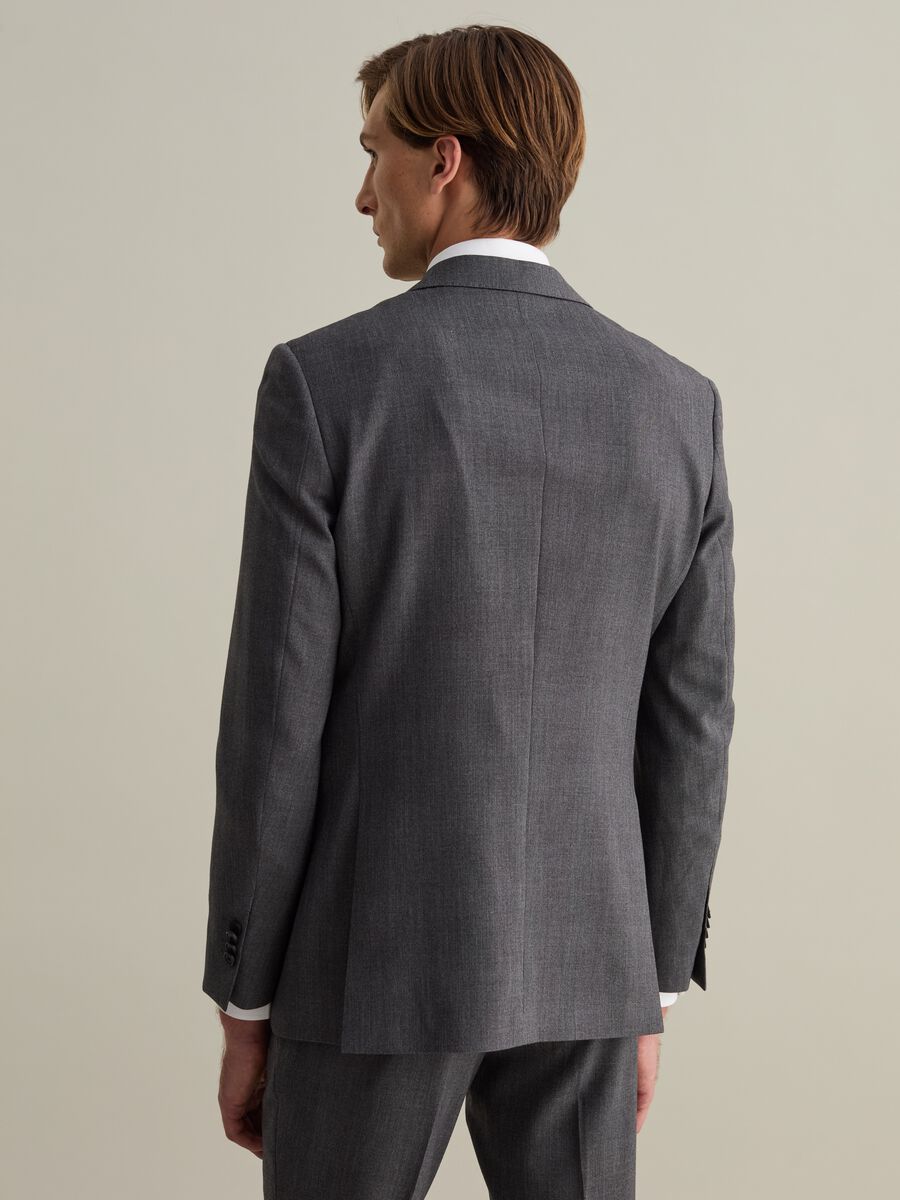 Blazer easy fit melange monopetto_4