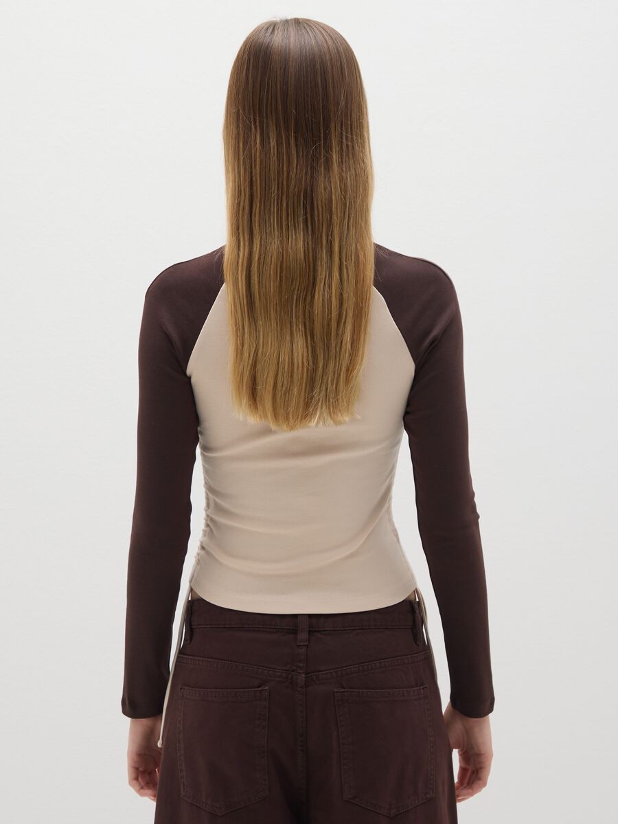 Multicolour stretch cotton sweater with print_3