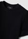Black relaxed-fit pure cotton short-sleeve T-shirt_6