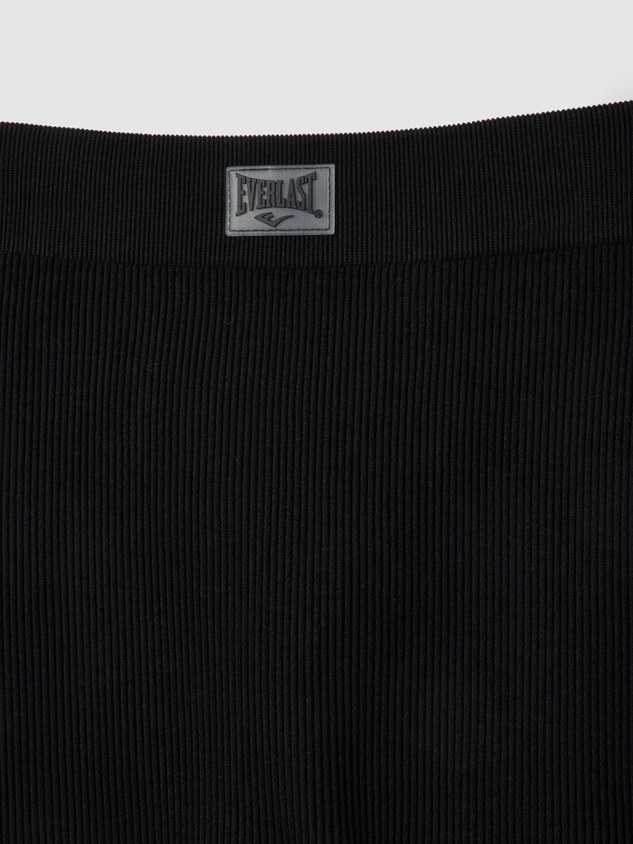 Slim Fit Black Long Sports Leggings_5