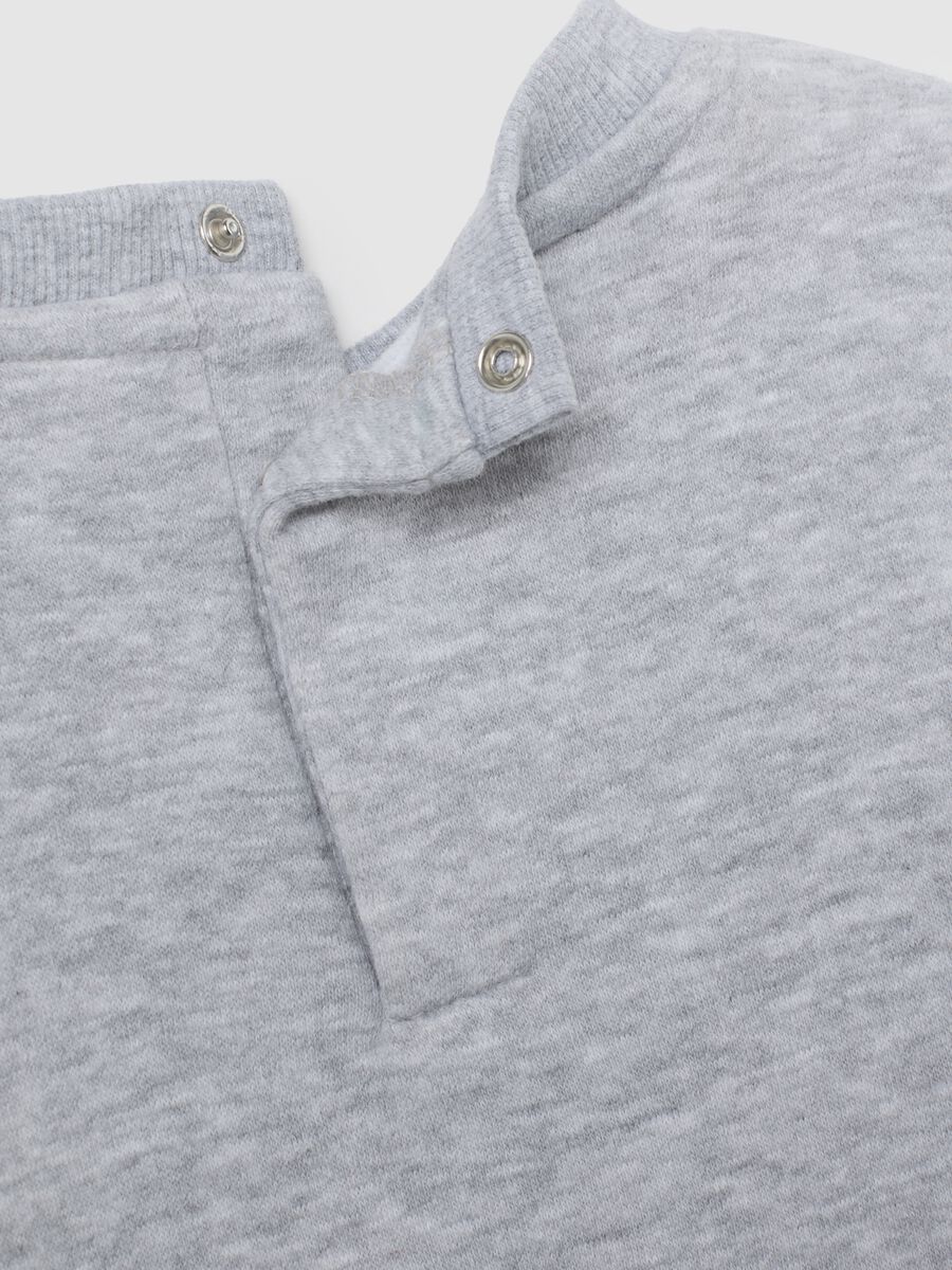 Children's jogging set in grey and black cotton blend featuring Spider-Man_3