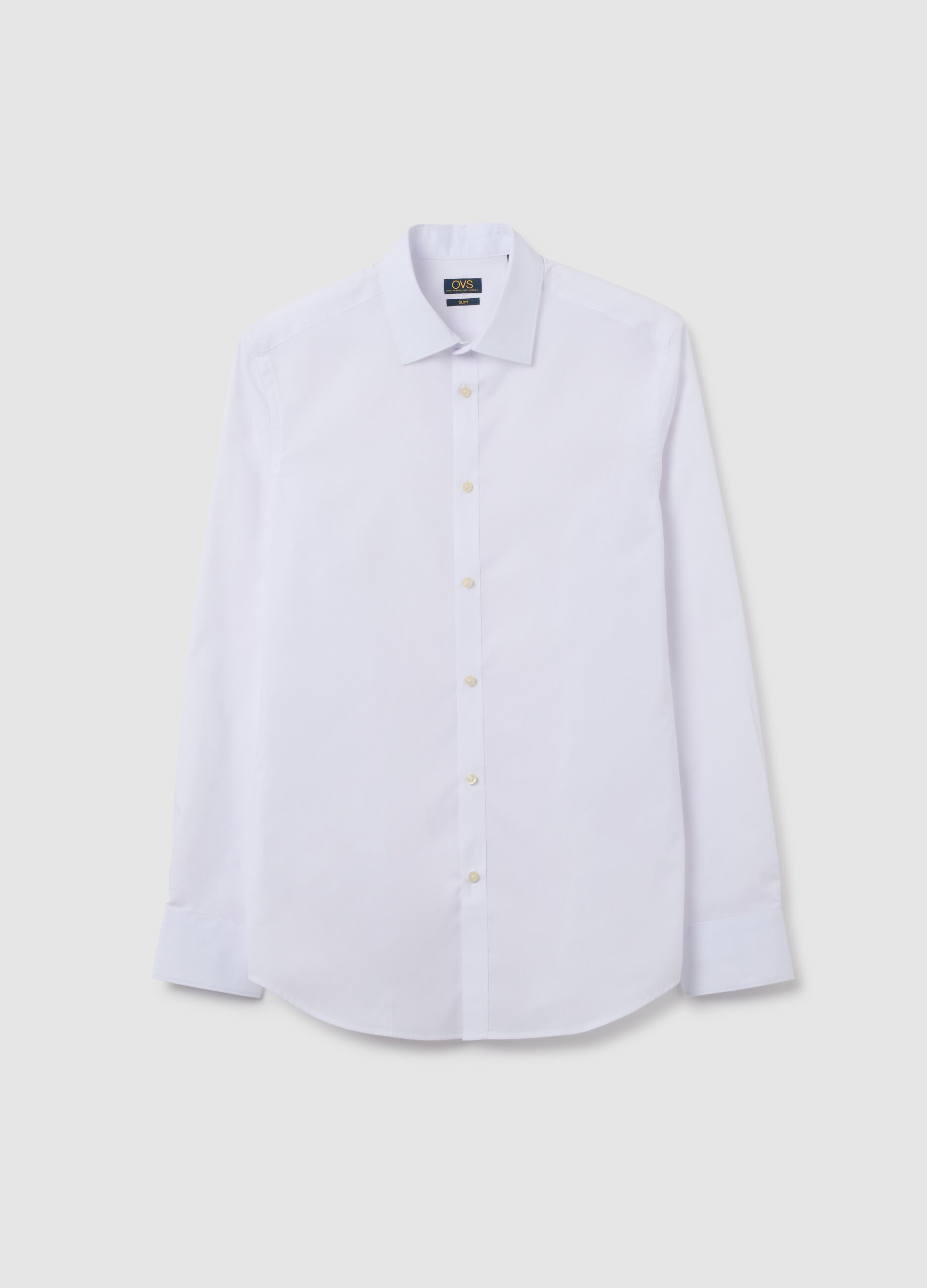 Slim Fit White Shirt