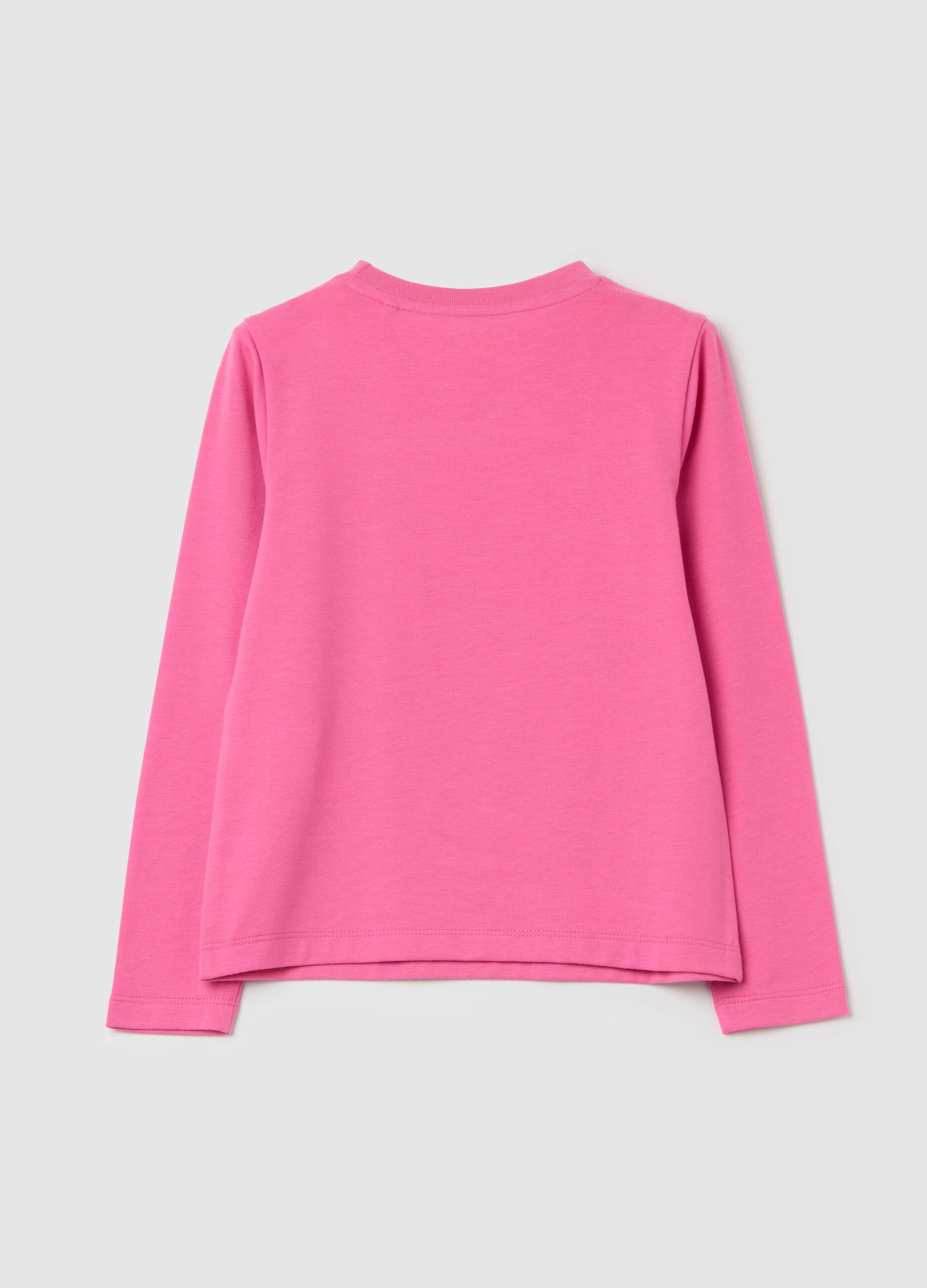 Long-sleeved T-shirt with Minnie Mouse print