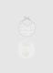 Two-pack baby bibs in pure white cotton_0