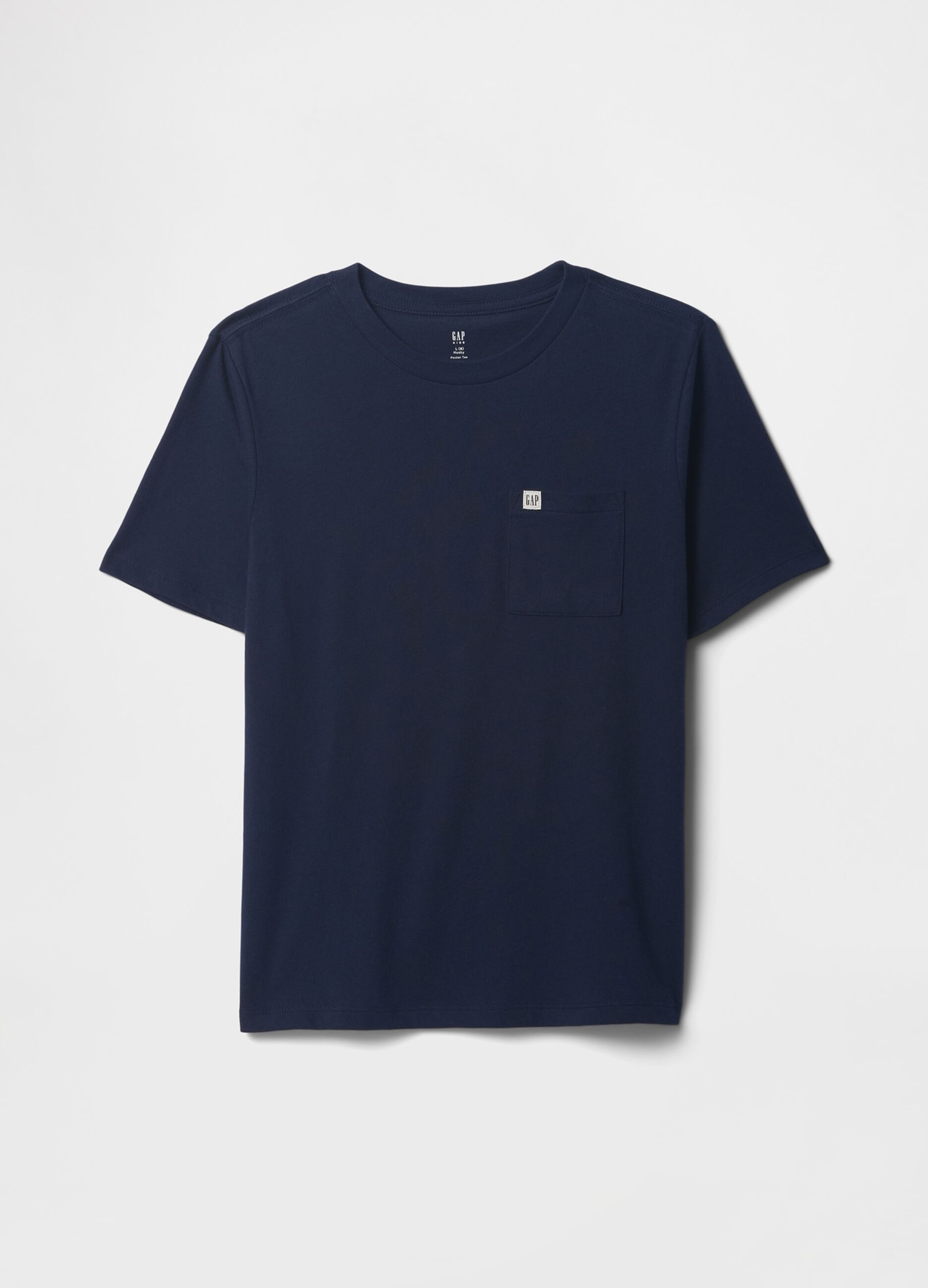 Short Sleeve Blue Cotton T-Shirt GAP Kids