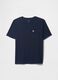 Short Sleeve Blue Cotton T-Shirt GAP Kids_2