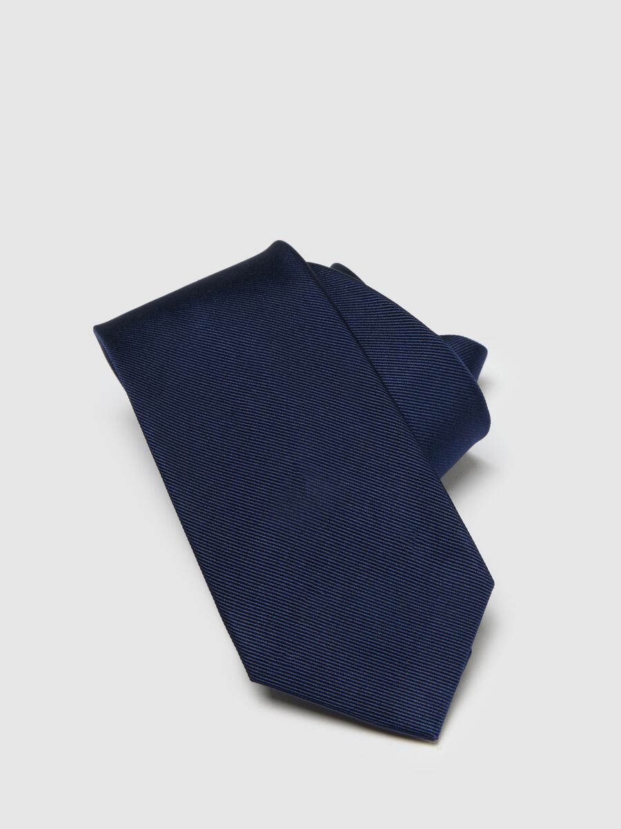 Pure Silk Blue Tie_2