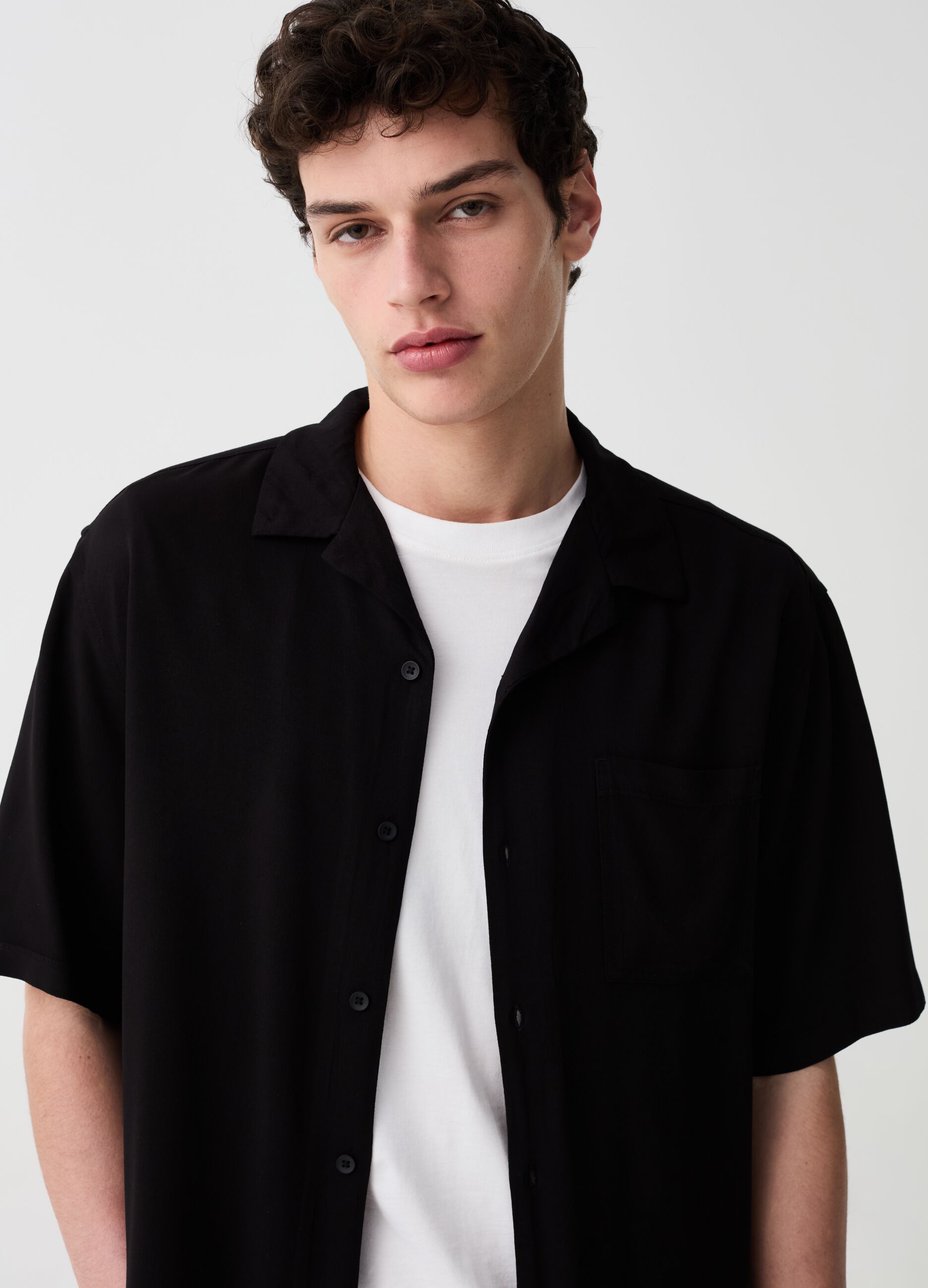 Ovs Camicia a maniche corte in viscosa