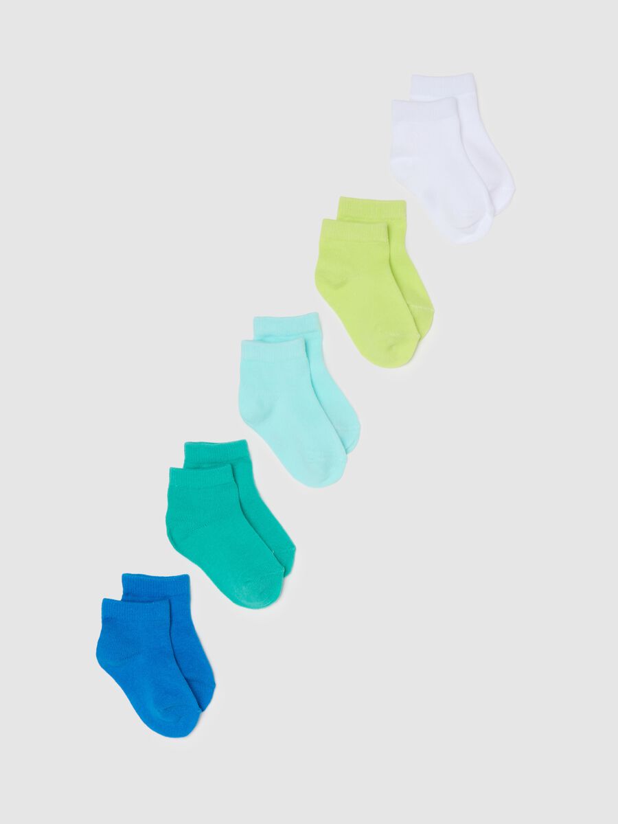 Multipack calze corte comode in misto cotone multicolor da neonato_0