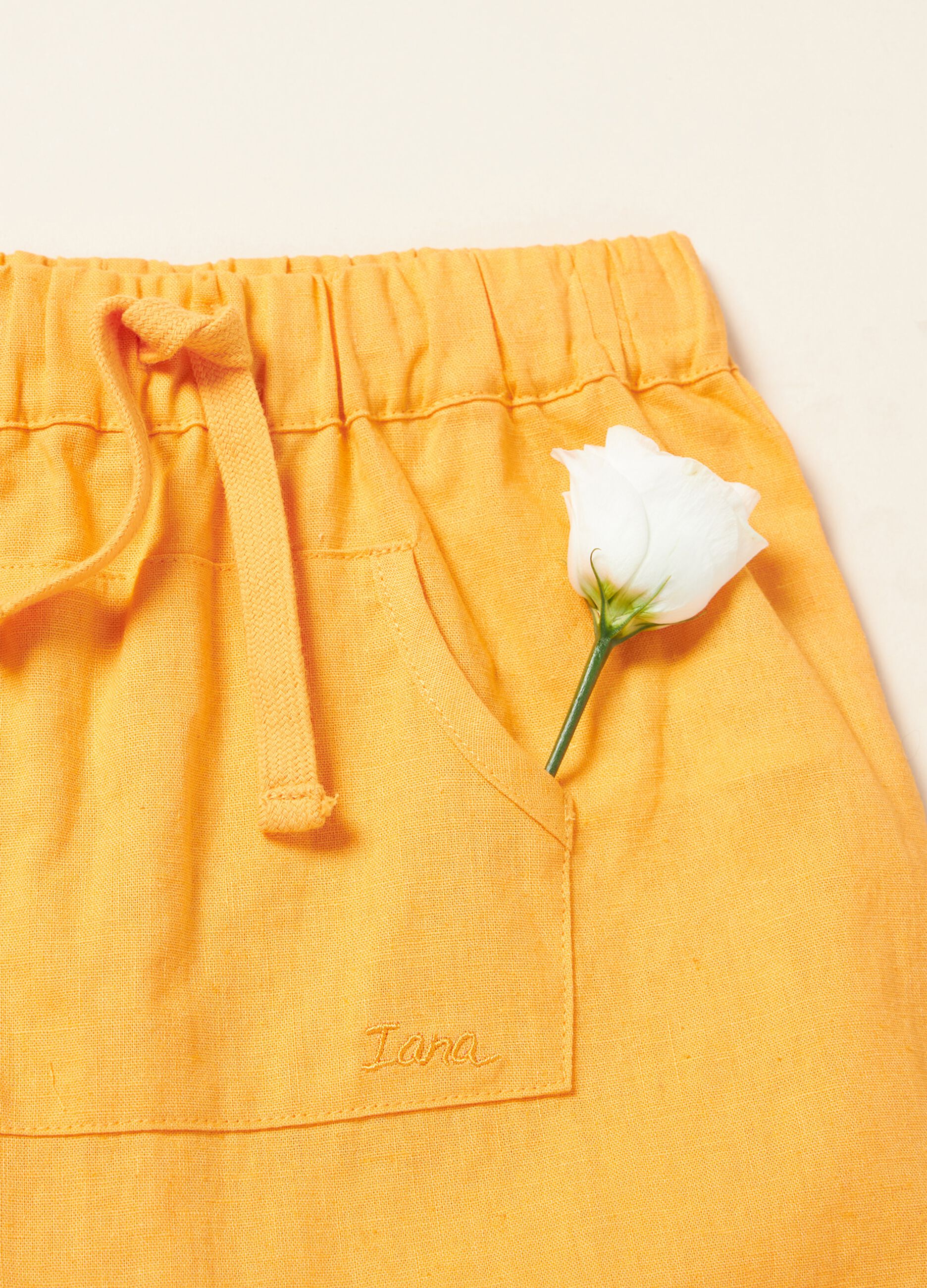IANA  linen blend shorts