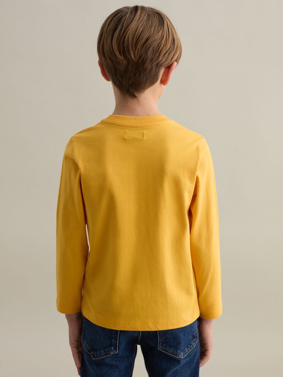 Long-sleeved T-shirt with logo embroidery_1