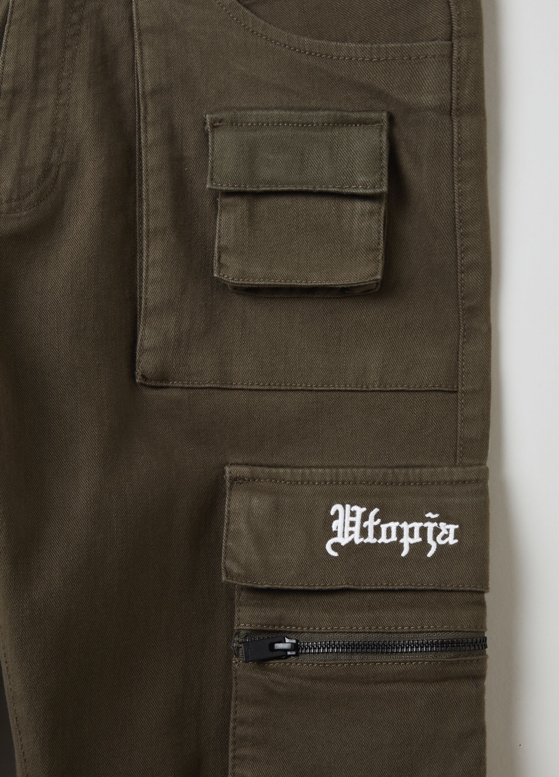 Multipocket Cargo Pants Military Green