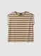 Regular-fit multicolour striped viscose-blend T-shirt_4