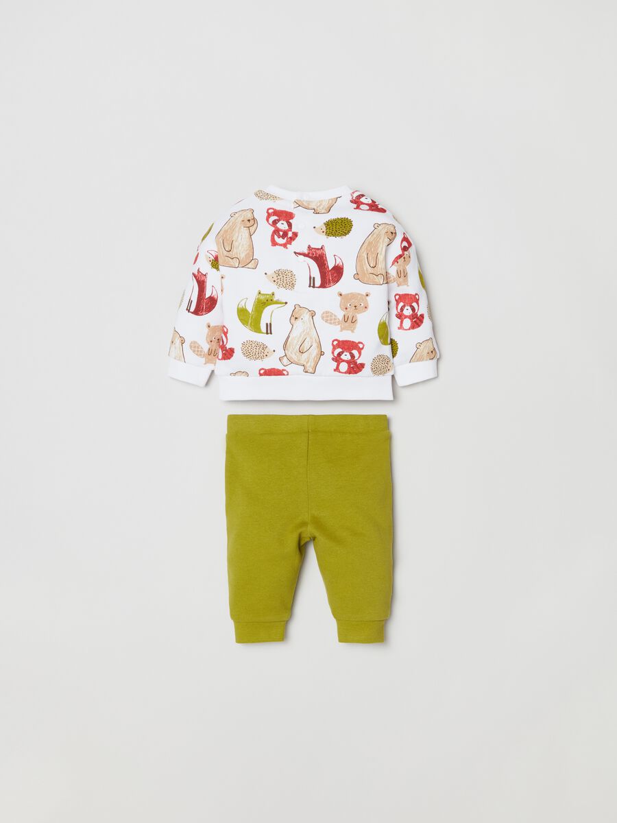 Set in cotone con stampa animaletti_1
