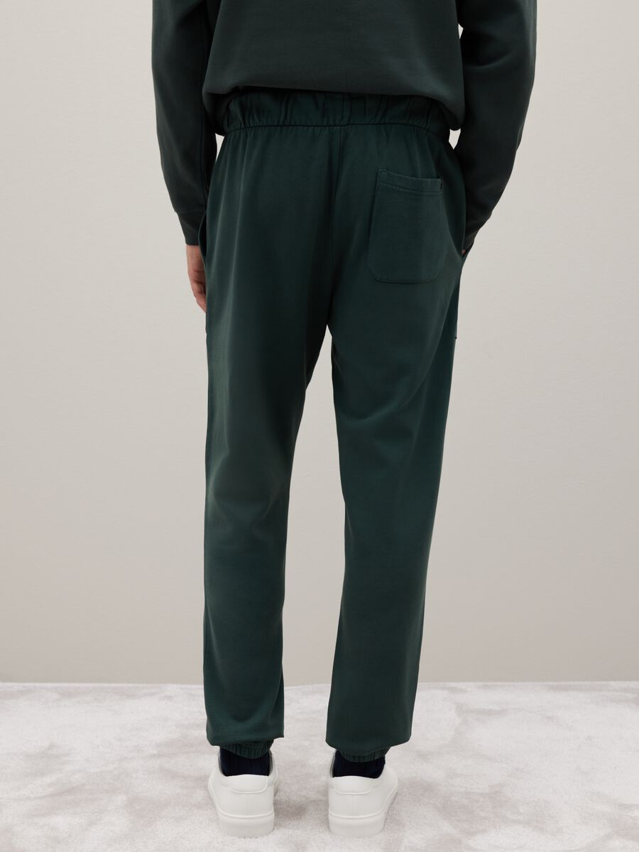 Pantaloni verdi in cotone_3