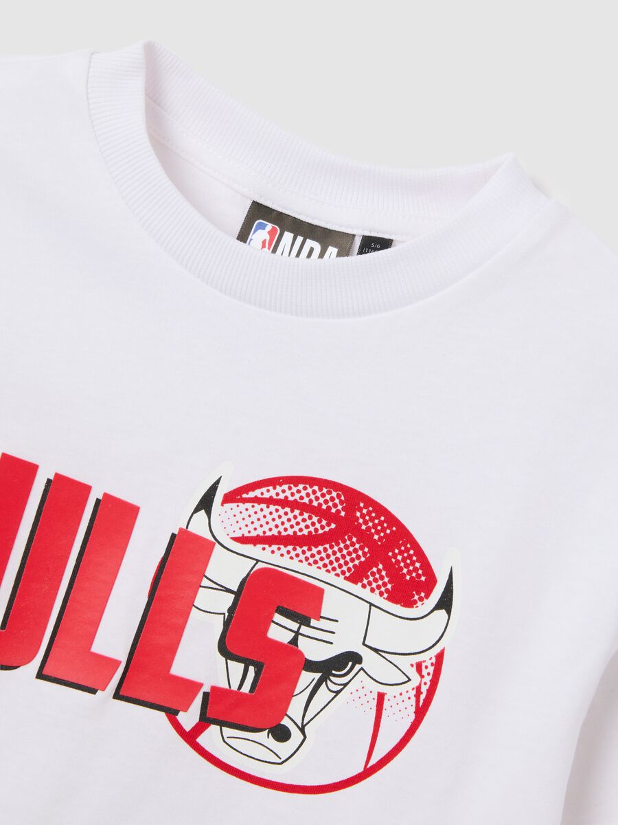 White Chicago Bulls T-shirt for kids_2