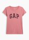 Pink pure cotton GAP logo T-shirt_3