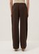 Brown wide-leg trousers with elasticated waist_2